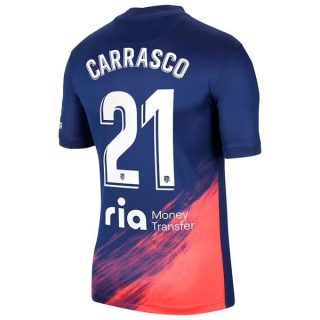 matchtröjor fotboll Atlético Madrid Carrasco 21 Borta tröja 2021-2022 – Kortärmad