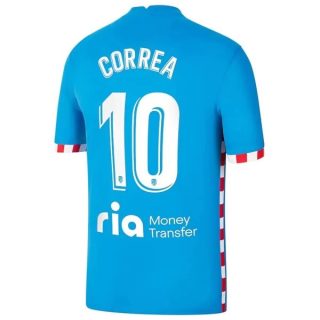 matchtröjor fotboll Atlético Madrid Correa 10 Tredje tröja 2021-2022 – Kortärmad