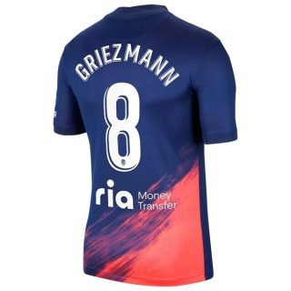matchtröjor fotboll Atlético Madrid Griezmann 8 Borta tröja 2021-2022 – Kortärmad