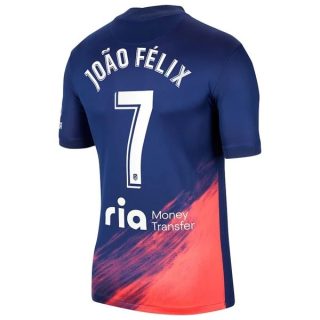 matchtröjor fotboll Atlético Madrid João Félix 7 Borta tröja 2021-2022 – Kortärmad