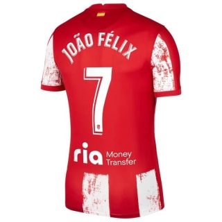 matchtröjor fotboll Atlético Madrid João Félix 7 Hemma tröja 2021-2022 – Kortärmad