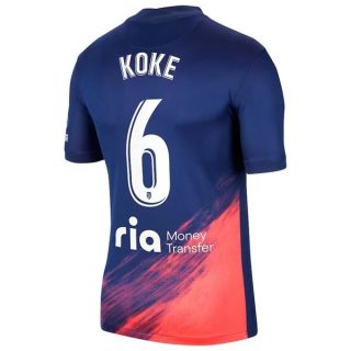 matchtröjor fotboll Atlético Madrid Koke 6 Borta tröja 2021-2022 – Kortärmad