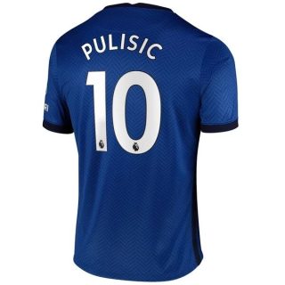 matchtröjor fotboll Chelsea Pulisic 10 Hemma tröja 2020-2021 – Kortärmad
