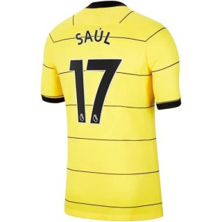 matchtröjor fotboll Chelsea Saúl 17 Borta tröja 2021-2022 – Kortärmad