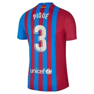 matchtröjor fotboll FC Barcelona Piqué 3 Hemma tröja 2021-2022 – Kortärmad