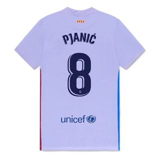 matchtröjor fotboll FC Barcelona Pjanić 8 Borta tröja 2021-2022 – Kortärmad