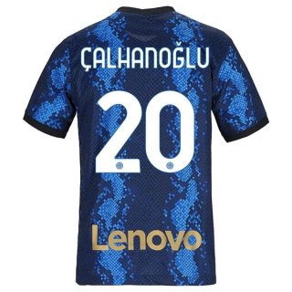 matchtröjor fotboll Inter Milan Çalhanoğlu 20 Hemma tröja 2021-2022 – Kortärmad