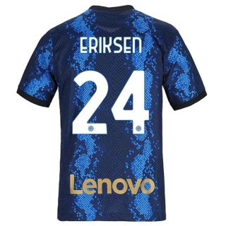 matchtröjor fotboll Inter Milan Eriksen 24 Hemma tröja 2021-2022 – Kortärmad