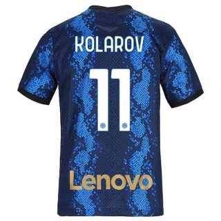 matchtröjor fotboll Inter Milan Kolarov 11 Hemma tröja 2021-2022 – Kortärmad
