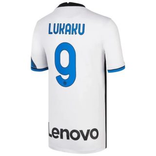 matchtröjor fotboll Inter Milan Lukaku 9 Borta tröja 2021-2022 – Kortärmad