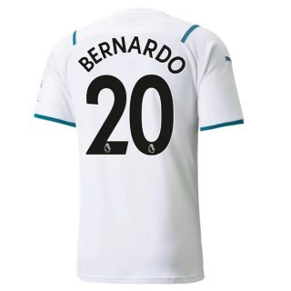 matchtröjor fotboll Manchester City Bernardo 20 Borta tröja 2021-2022 – Kortärmad
