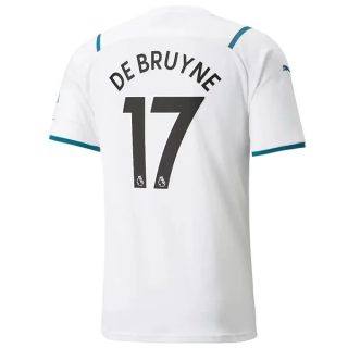 matchtröjor fotboll Manchester City De Bruyne 17 Borta tröja 2021-2022 – Kortärmad