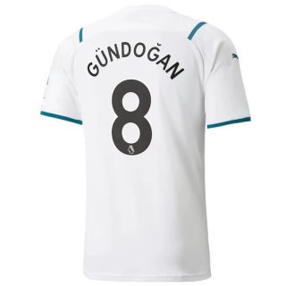 matchtröjor fotboll Manchester City Gündoğan 8 Borta tröja 2021-2022 – Kortärmad