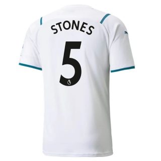 matchtröjor fotboll Manchester City Stones 5 Borta tröja 2021-2022 – Kortärmad