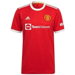 matchtröjor fotboll Manchester United Hemma tröja 2021-2022 – Kortärmad