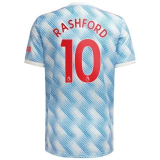 matchtröjor fotboll Manchester United Rashford 10 Borta tröja 2021-2022 – Kortärmad