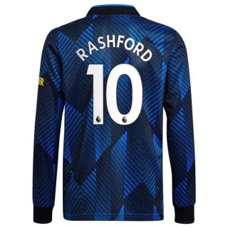 matchtröjor fotboll Manchester United Rashford 10 Tredje tröja 2021-2022 – Långärmad