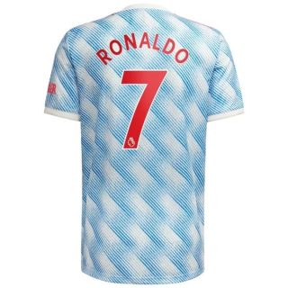 matchtröjor fotboll Manchester United Ronaldo 7 Borta tröja 2021-2022 – Kortärmad
