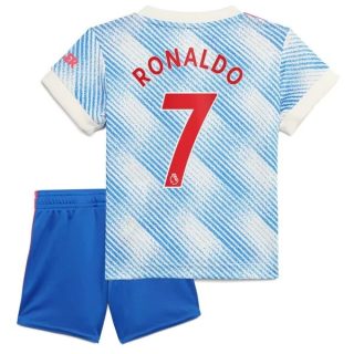 Fotbollströjor Manchester United Ronaldo 7 Barn Borta tröja 2021-2022 – Fotbollströja