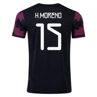 matchtröjor fotboll Mexiko H.Moreno 15 Hemma tröja 2021 – Kortärmad
