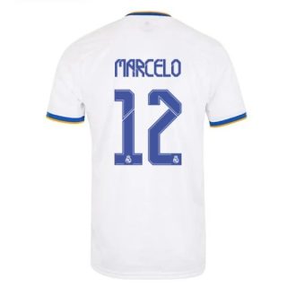 matchtröjor fotboll Real Madrid Marcelo 12 Hemma tröja 2021-2022 – Kortärmad