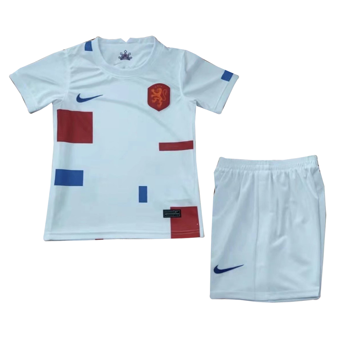 Fotbollströjor Nederländerna Barn Borta tröja 2022 2023 – Fotbollströja